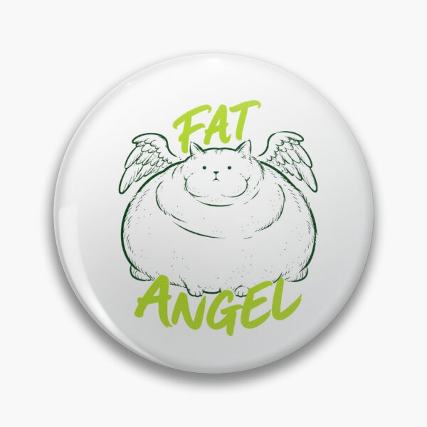 Item preview, Fat Angel Cat Wings Funny Feline Divine Humor designed and sold by bosamji.