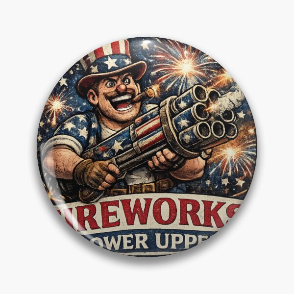 Item preview, Certified Fireworks Blower Upper Patriotic Design designed and sold by Neverend Designs.