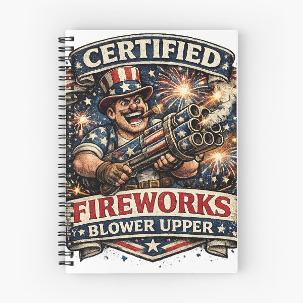 Item preview, Certified Fireworks Blower Upper Patriotic Design designed and sold by Neverend Designs.
