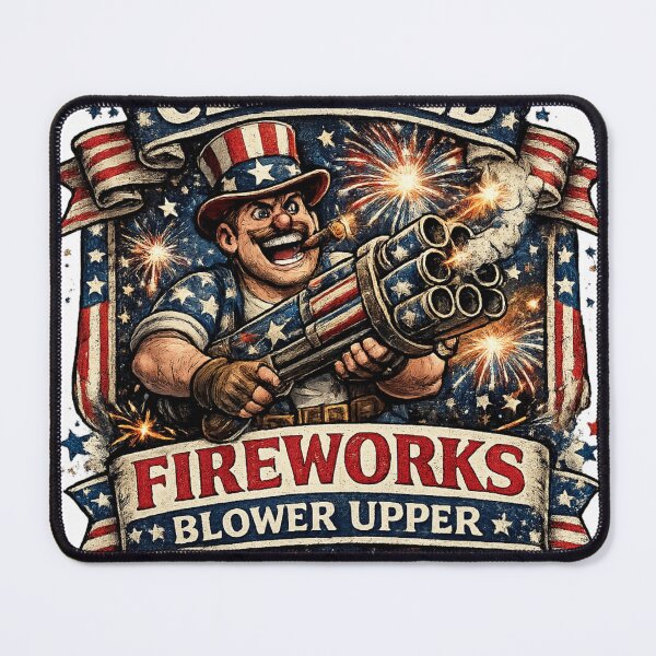Item preview, Certified Fireworks Blower Upper Patriotic Design designed and sold by Neverend Designs.