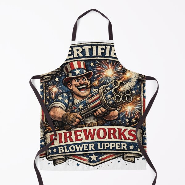 Item preview, Certified Fireworks Blower Upper Patriotic Design designed and sold by Neverend Designs.