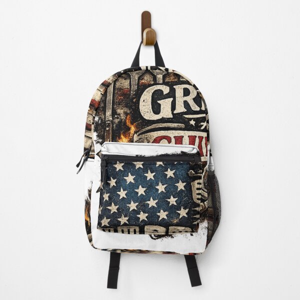 Item preview, Grillin And Chillin Vintage BBQ Design designed and sold by Neverend Designs.