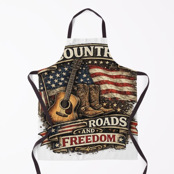 Artikelvorschau, Country Roads Freedom Vintage Americana Design entworfen und verkauft von Neverend Designs.