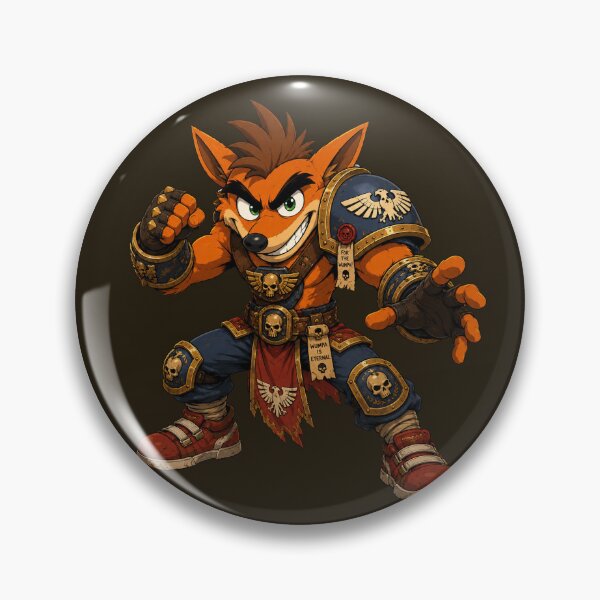 Item preview, Crash Bandicoot 40K Fan Art designed and sold by MarlonOspinaStore.