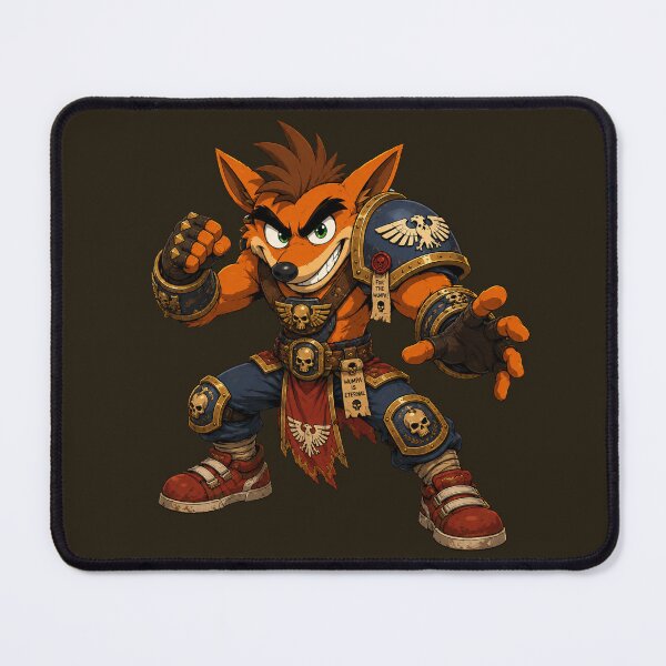 Item preview, Crash Bandicoot 40K Fan Art designed and sold by MarlonOspinaStore.