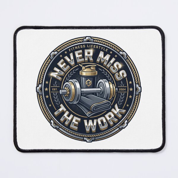 Item preview, Elite "Never Miss The Work" Gym Discipline! designed and sold by pradeepvisuals.