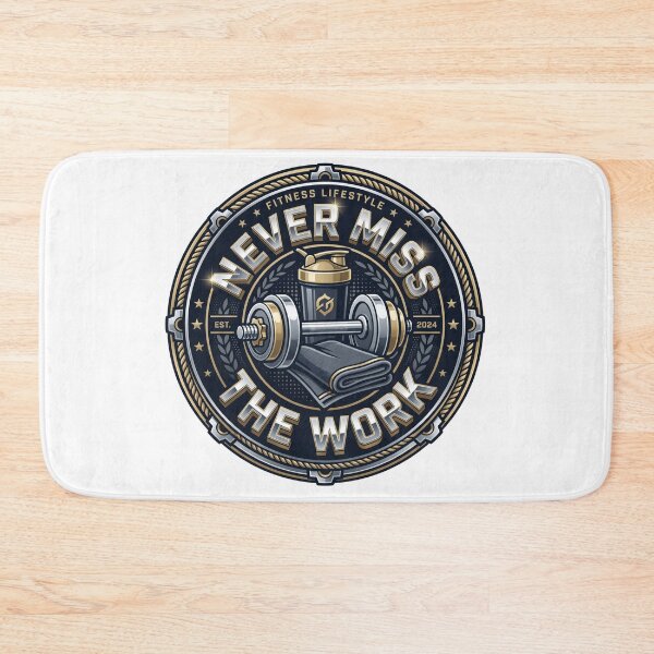 Item preview, Elite "Never Miss The Work" Gym Discipline! designed and sold by pradeepvisuals.
