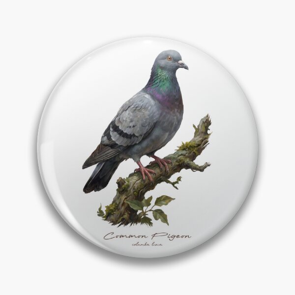 Item preview, Common Pigeon on Rustic Branch designed and sold by Takeda-art.