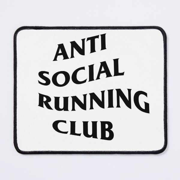 Item preview, Anti Social Running Club-Black designed and sold by anuggra.