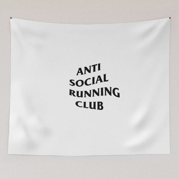 Item preview, Anti Social Running Club-Black designed and sold by anuggra.