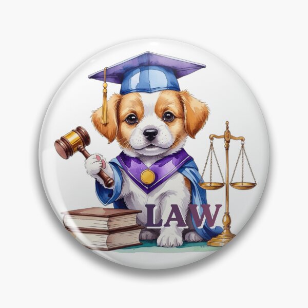 Item preview, Cute Puppy Law School Graduate Justice designed and sold by AQUILAKREO.