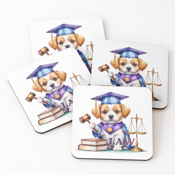 Item preview, Cute Puppy Law School Graduate Justice designed and sold by AQUILAKREO.