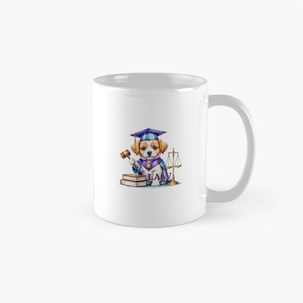 Item preview, Cute Puppy Law School Graduate Justice designed and sold by AQUILAKREO.
