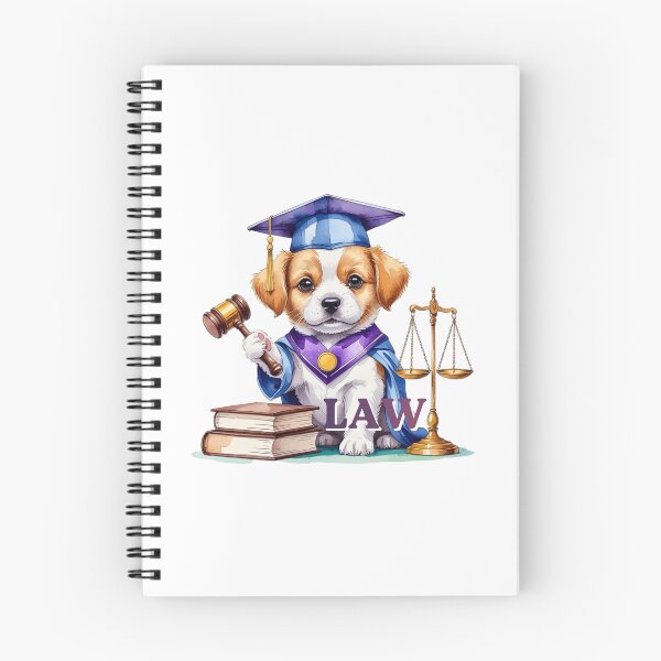 Item preview, Cute Puppy Law School Graduate Justice designed and sold by AQUILAKREO.