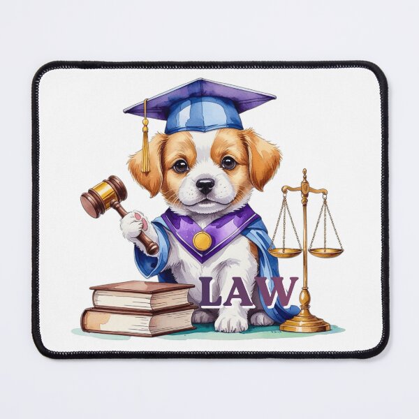 Item preview, Cute Puppy Law School Graduate Justice designed and sold by AQUILAKREO.