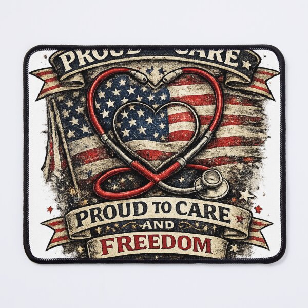 Item preview, Proud Nurse Patriotic Vintage Design designed and sold by Neverend Designs.