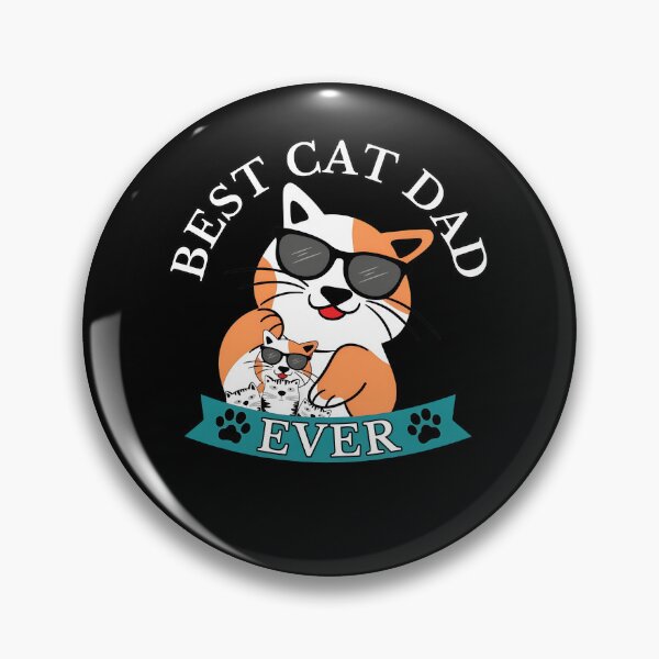 Item preview, Best Cat Dad Ever Cool Cat & Kittens designed and sold by GiaoCalonas.