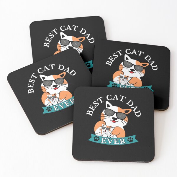 Item preview, Best Cat Dad Ever Cool Cat & Kittens designed and sold by GiaoCalonas.