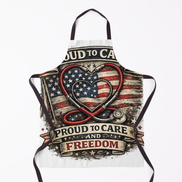 Item preview, Proud Nurse Patriotic Vintage Design designed and sold by Neverend Designs.