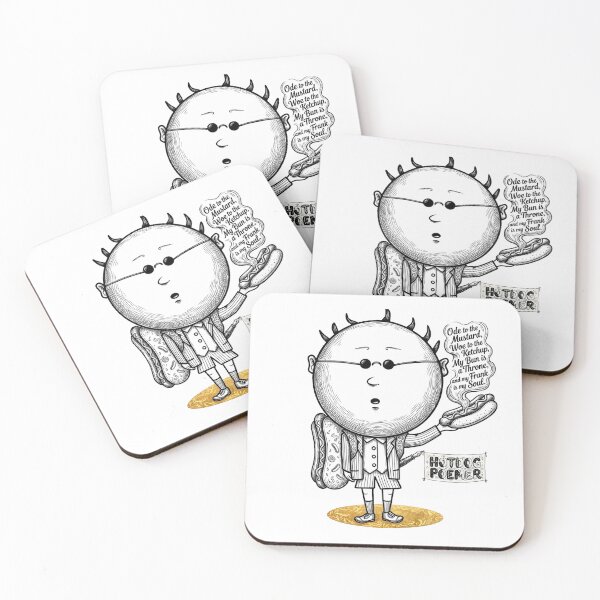 Item preview, Hot Dog Poemer - Melancholy & Mustard designed and sold by Japan Cyberpunk Universe & Surreal Characters.