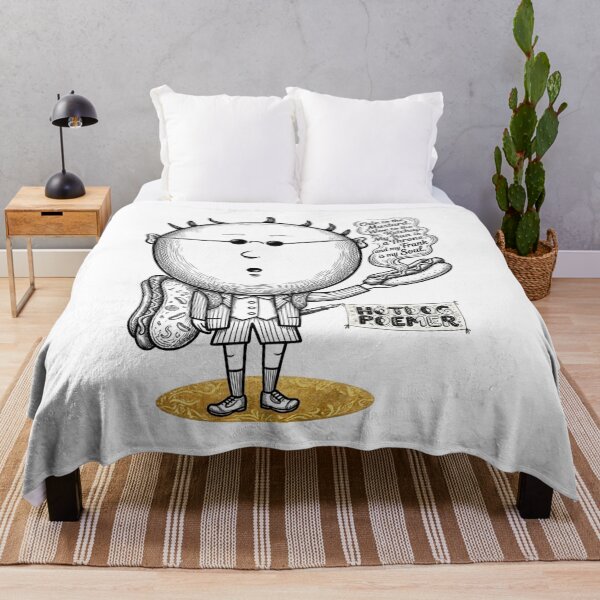 Item preview, Hot Dog Poemer - Melancholy & Mustard designed and sold by Surreal Characters & Cute Pups.