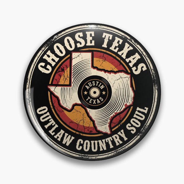 Item preview, Choose Texas Outlaw Country Soul Music Badge designed and sold by SplashTastic.