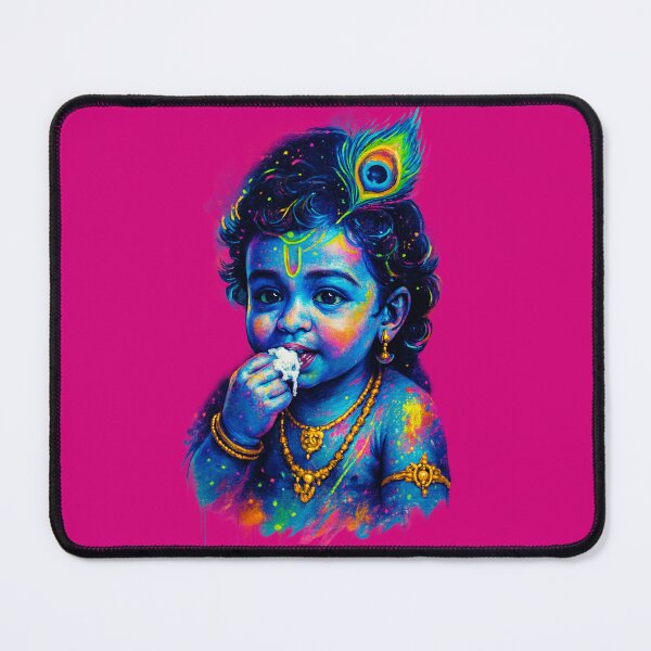 Item preview, Little Krishna Art Illusttration designed and sold by krazzyremo.
