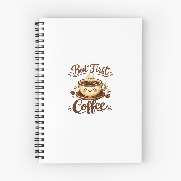 Item preview, But First Coffee Funny Coffee Design designed and sold by SugarSketch by VanshShristi.