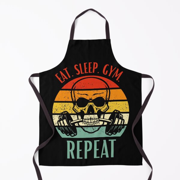 Item preview, Eat. Sleep. Gym. Repeat Skeleton Design designed and sold by OldSkullDesigns.