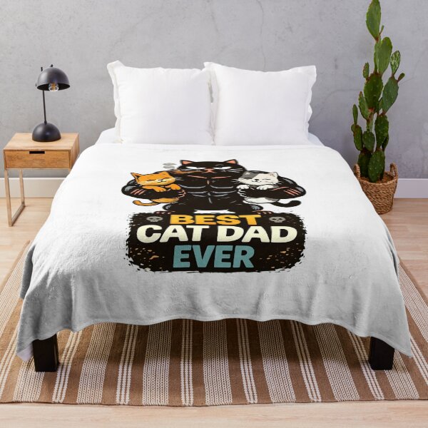 Item preview, Best Cat Dad Ever Muscular Cat Smoking Pipe designed and sold by GiaoCalonas.