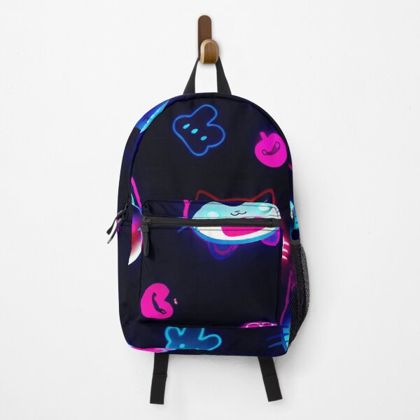 Item preview, Neon Cyber Kawaii Cat Pattern Aesthetic Design designed and sold by IMuDesigner.