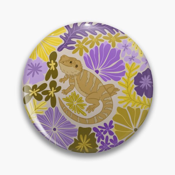 Item preview, Bearded Dragon - Intersex Flag PRINT designed and sold by HannahReeStudio.