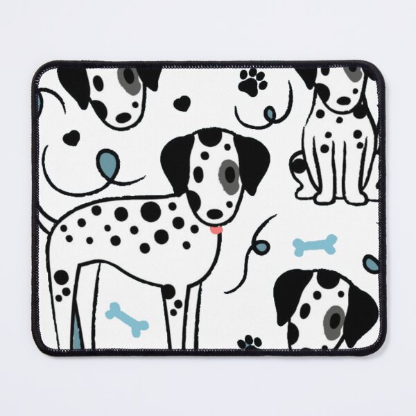 Item preview, Cute Dalmatian Puppy Doodle Pattern designed and sold by GenZFashion000.