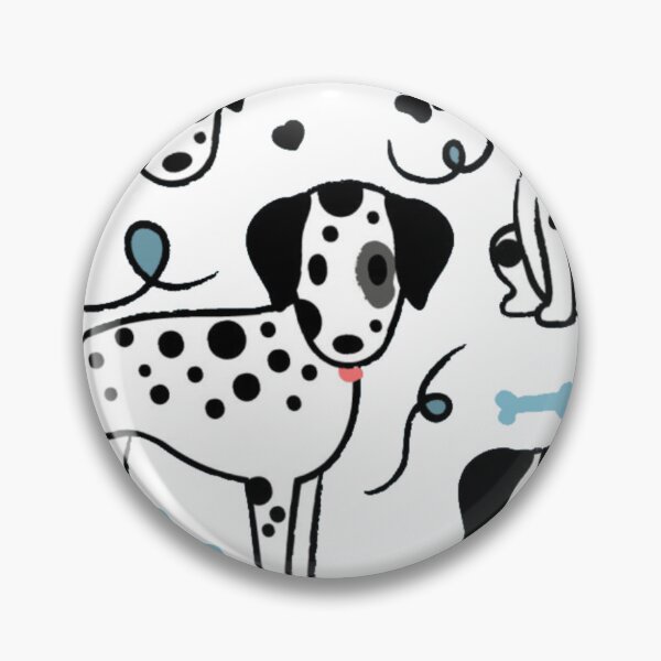 Item preview, Cute Dalmatian Puppy Doodle Pattern designed and sold by GenZFashion000.