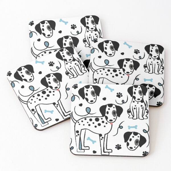 Item preview, Cute Dalmatian Puppy Doodle Pattern designed and sold by GenZFashion000.