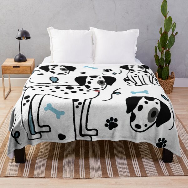 Item preview, Cute Dalmatian Puppy Doodle Pattern designed and sold by GenZFashion000.