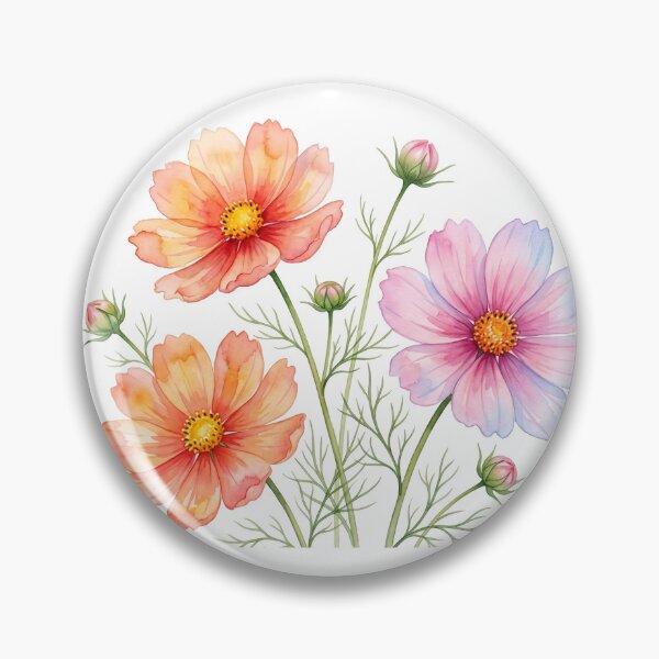 Item preview, Watercolor Flower for plant people designed and sold by anuggra.