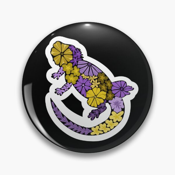 Item preview, Bearded Dragon - Intersex Flag STICKER designed and sold by HannahReeStudio.