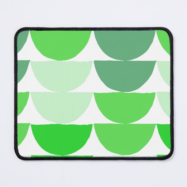 Item preview, Mid-Century Modern Green And Lime Half-Circle Pattern designed and sold by DEC02.