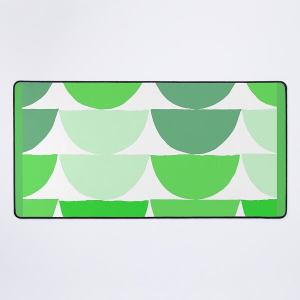 Item preview, Mid-Century Modern Green And Lime Half-Circle Pattern designed and sold by DEC02.