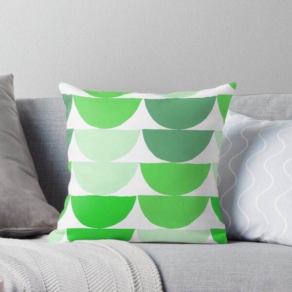 Item preview, Mid-Century Modern Green And Lime Half-Circle Pattern designed and sold by DEC02.