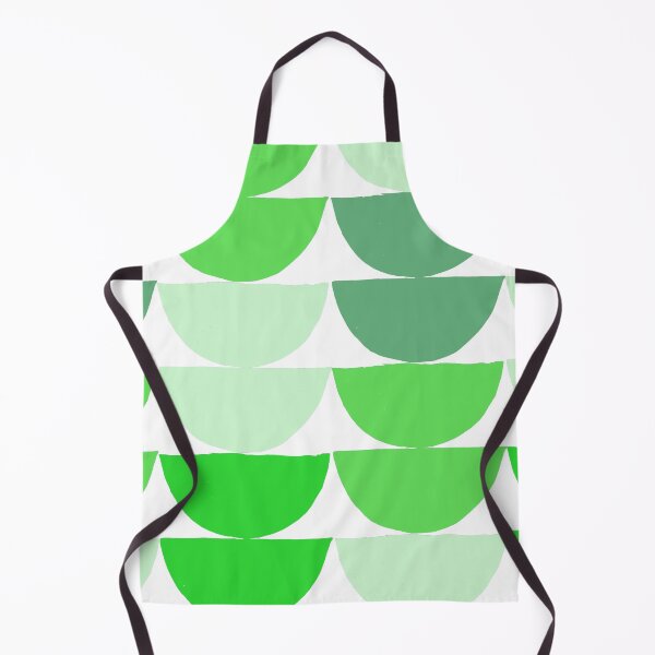 Item preview, Mid-Century Modern Green And Lime Half-Circle Pattern designed and sold by DEC02.