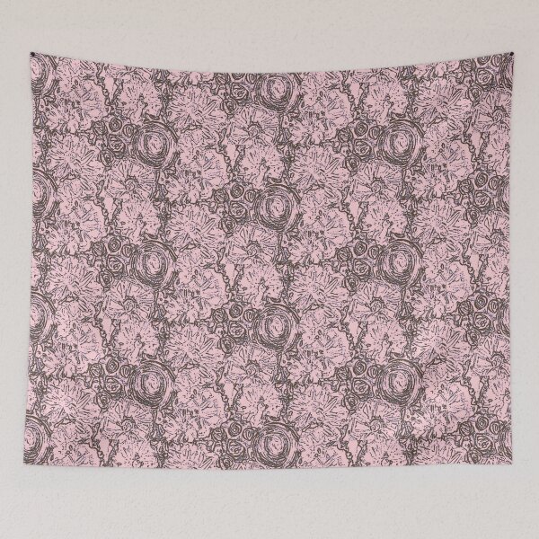 Item preview, Messy Pink Blooms designed and sold by marigold corner design.