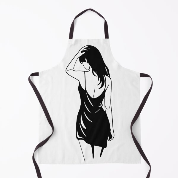 Item preview, Minimalist Woman in Black Dress Poster, Modern Female Figure Art designed and sold by Studio pod Burom.