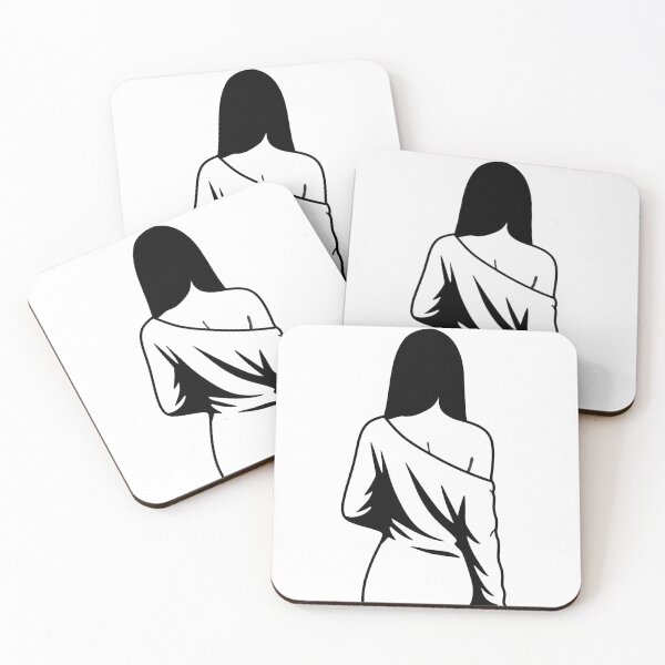 Item preview, Minimalist Woman Back Art Print designed and sold by Studio pod Burom.