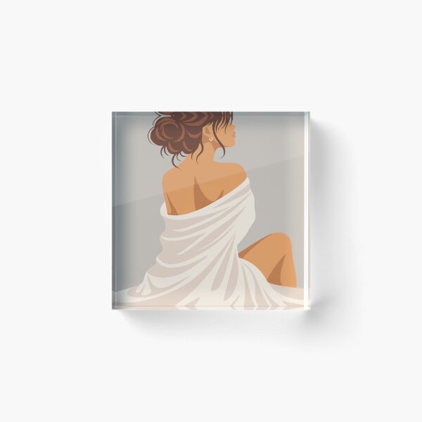 Item preview, Minimalist Female Illustration Poster, Elegant Woman designed and sold by Studio pod Burom.