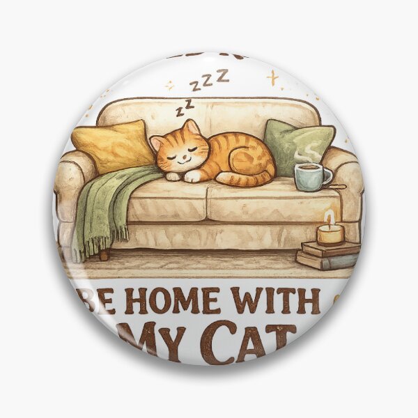 Item preview, I Would Rather Be Home With My Cat designed and sold by SugarSketch by VanshShristi.