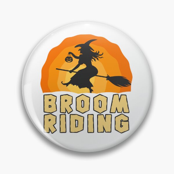 Item preview, Broom Riding Witch – Spooky Halloween Silhouette Design designed and sold by EichStore.
