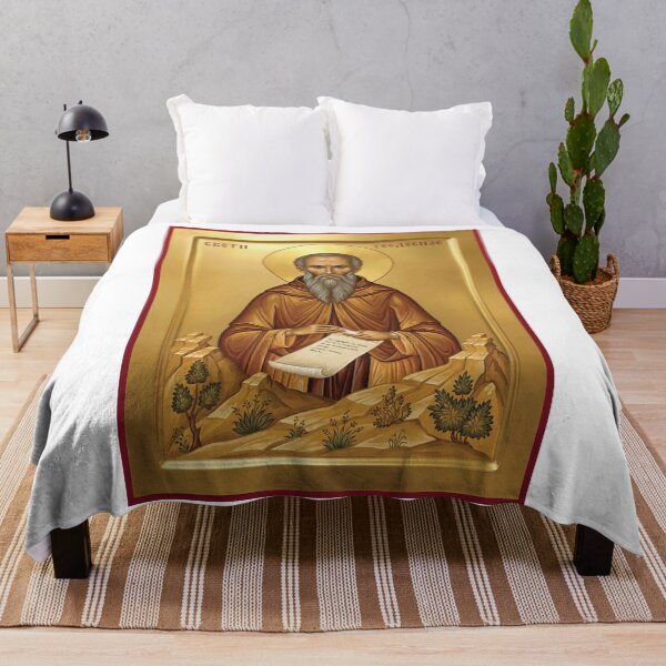 Item preview, Saint Theodosius the Cenobiarch,Sveti Teodosije orthodox icon designed and sold by ikonesrb.