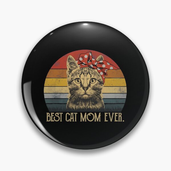 Item preview, Best Cat Mom Ever Retro Sunset Kitty Headwrap designed and sold by GiaoCalonas.